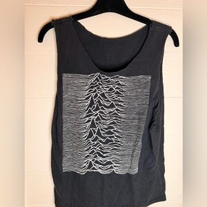 Vintage Black Graphic Joy Division Tank